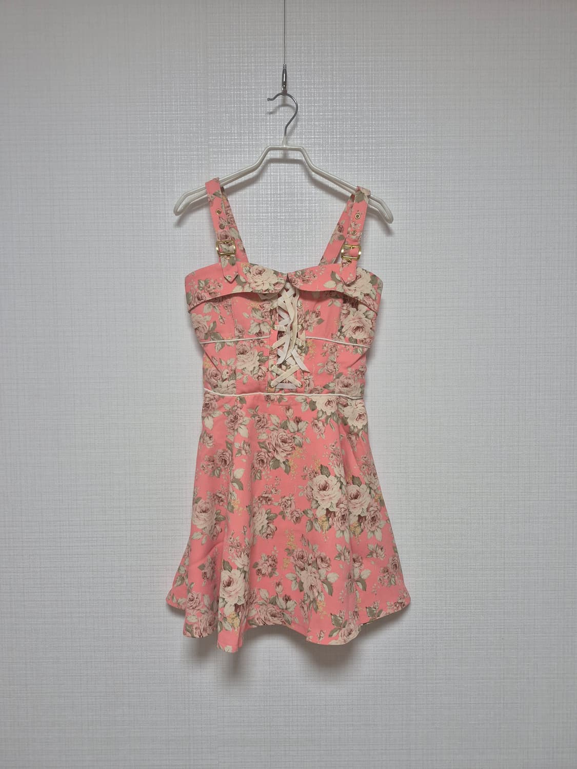 리즈리사 샘플 핑크플라워 원피스 상품이미지1