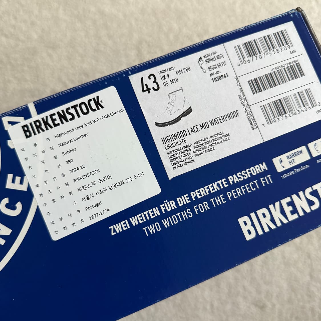 버켄스탁 하이우드 레이스 미드 워터프루프 부츠 280 상품이미지6