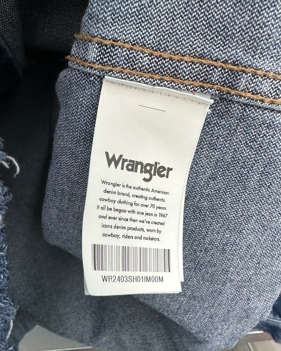 (WOMEN)WRANGLER 세미 크롭셔츠-M2427 상품이미지5