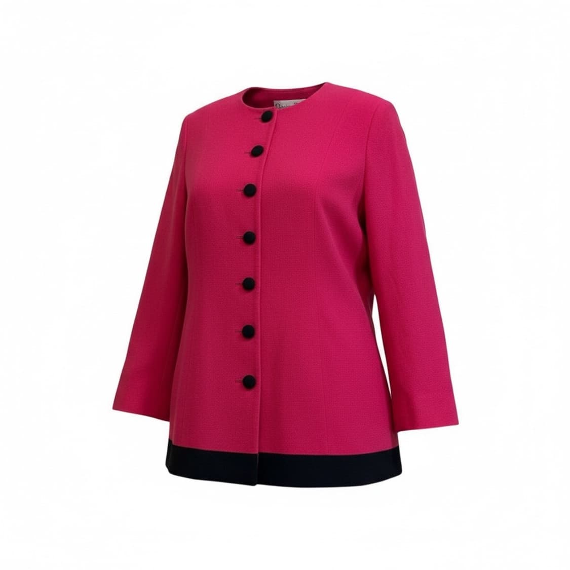 Christian Dior 80's 빈티지 레드 울 스커트 수트 재킷 상품이미지1