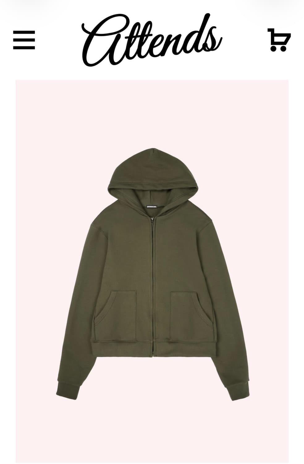 Attends Control your mind hoodie 상품이미지2