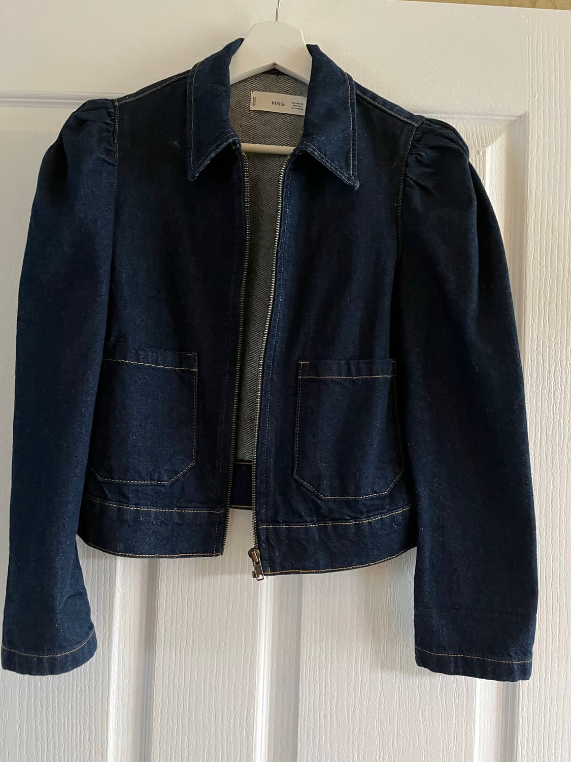 MANGO 데님 셋업(지퍼재킷/벨트스커트) 상품이미지2