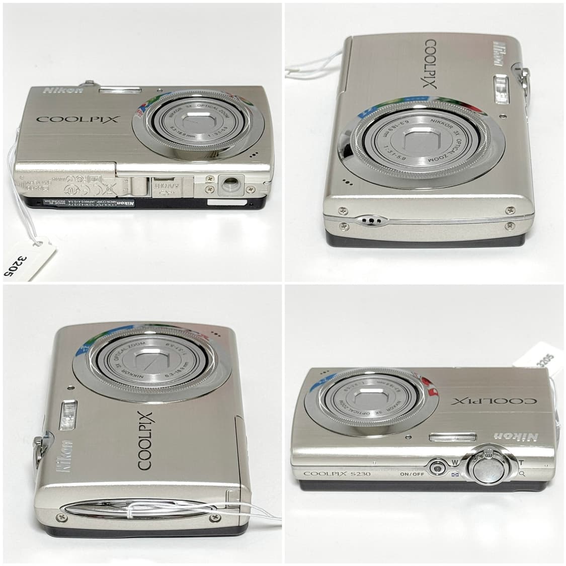 니콘 쿨픽스 S230 실버 빈티지디카 상품이미지3