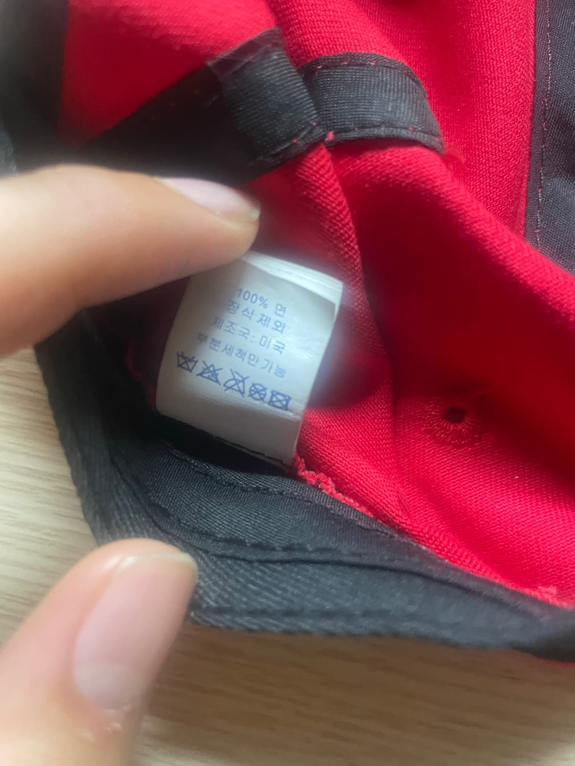 슈프림 레드 캠프캡 상품이미지5