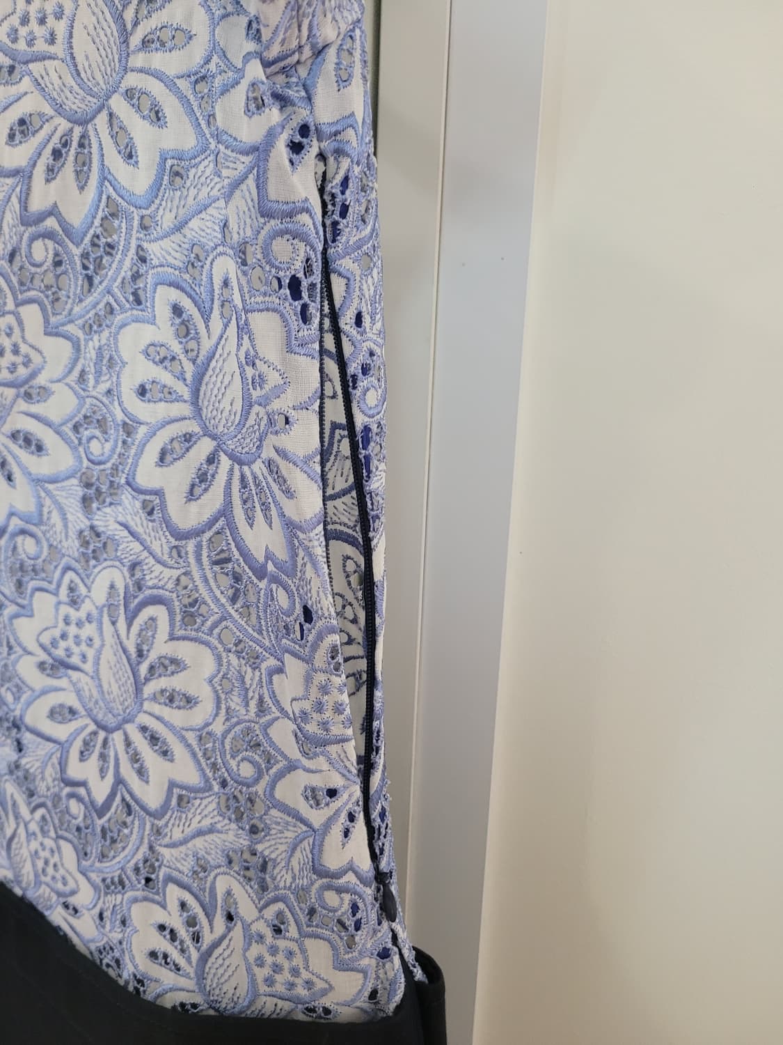 사카이럭 레이스 배색 미니 원피스  44~55 상품이미지4