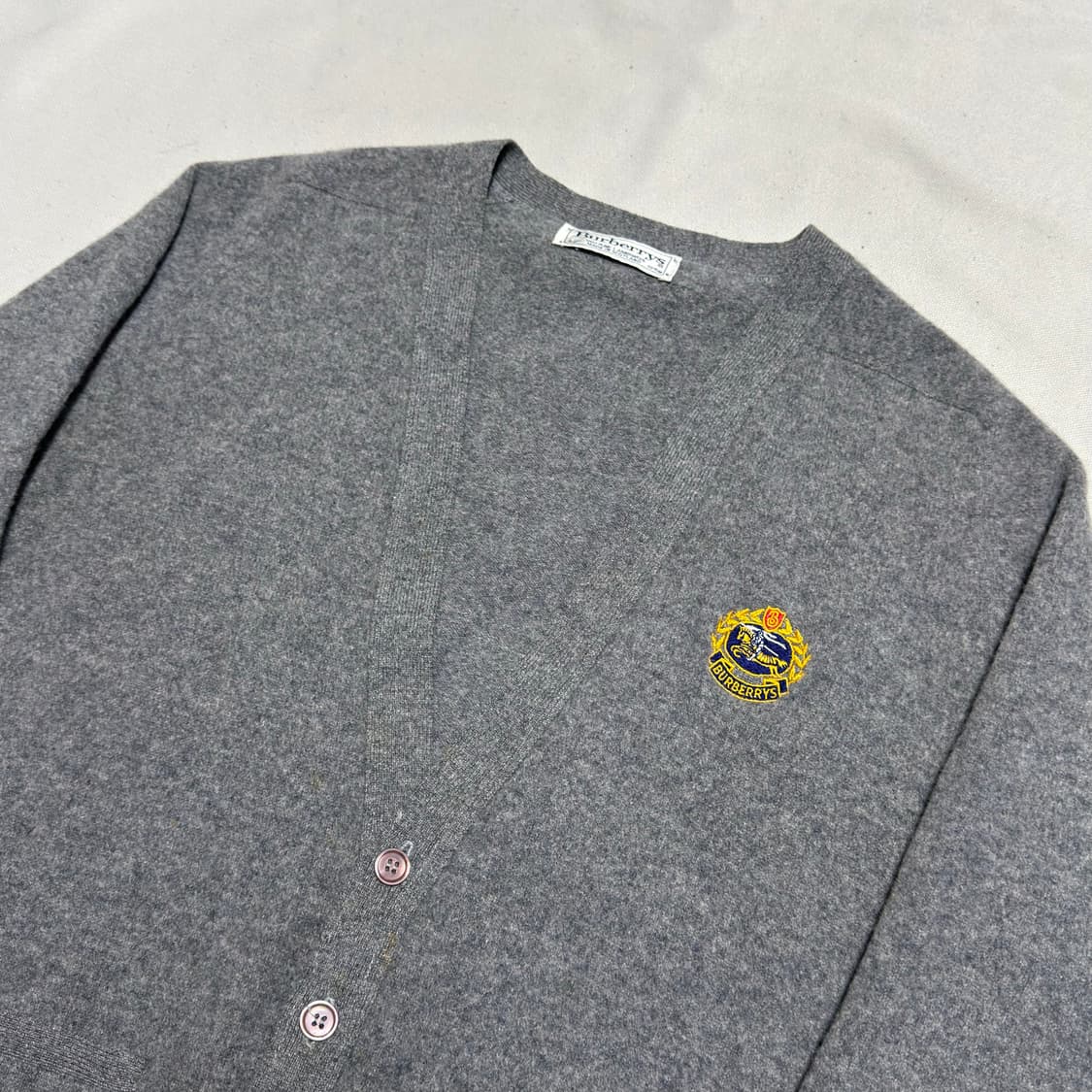 42 버버리 그레이 가디건 상품이미지1