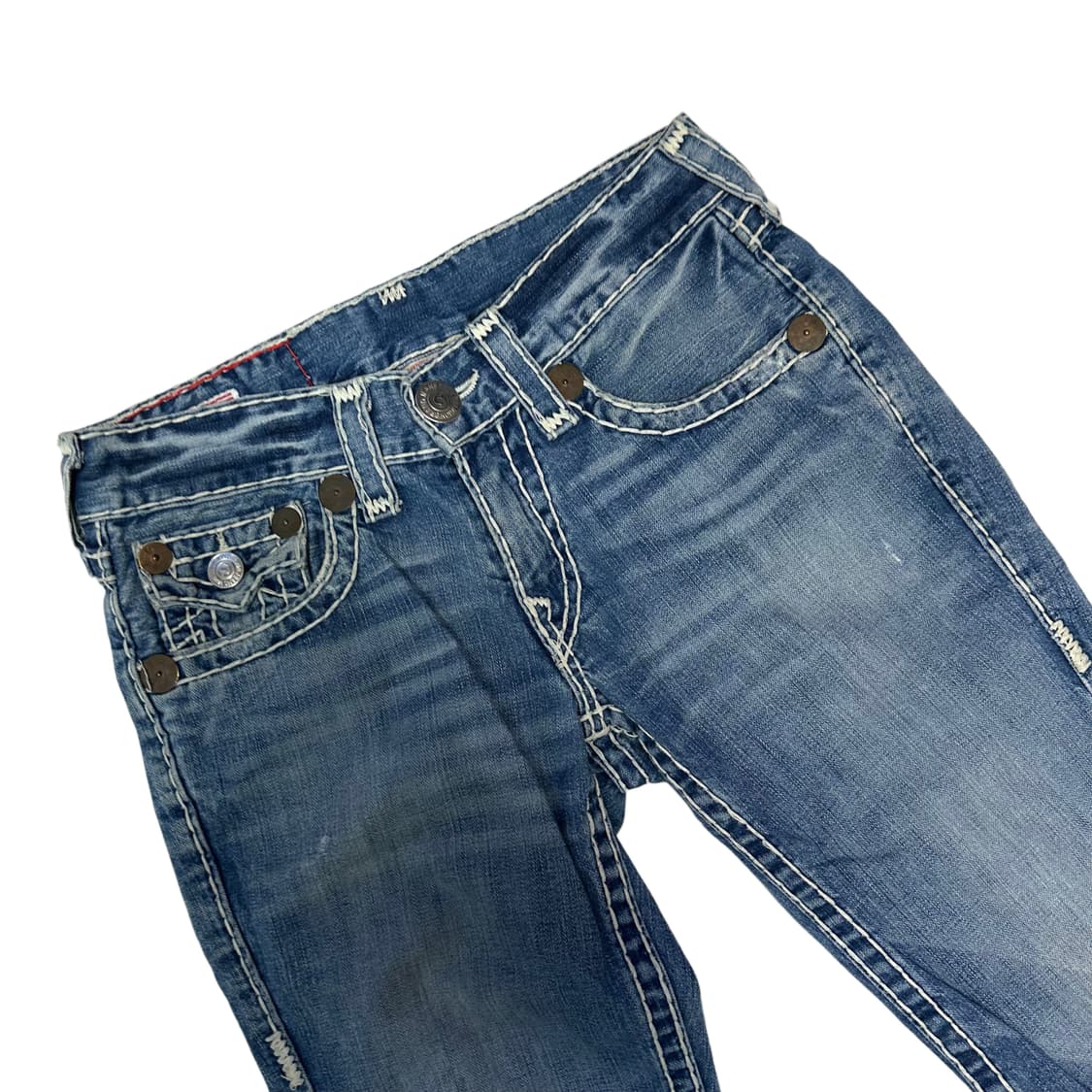 트루릴리전 화이트 스티치 조이슈퍼티 워싱데님진 29 상품이미지2