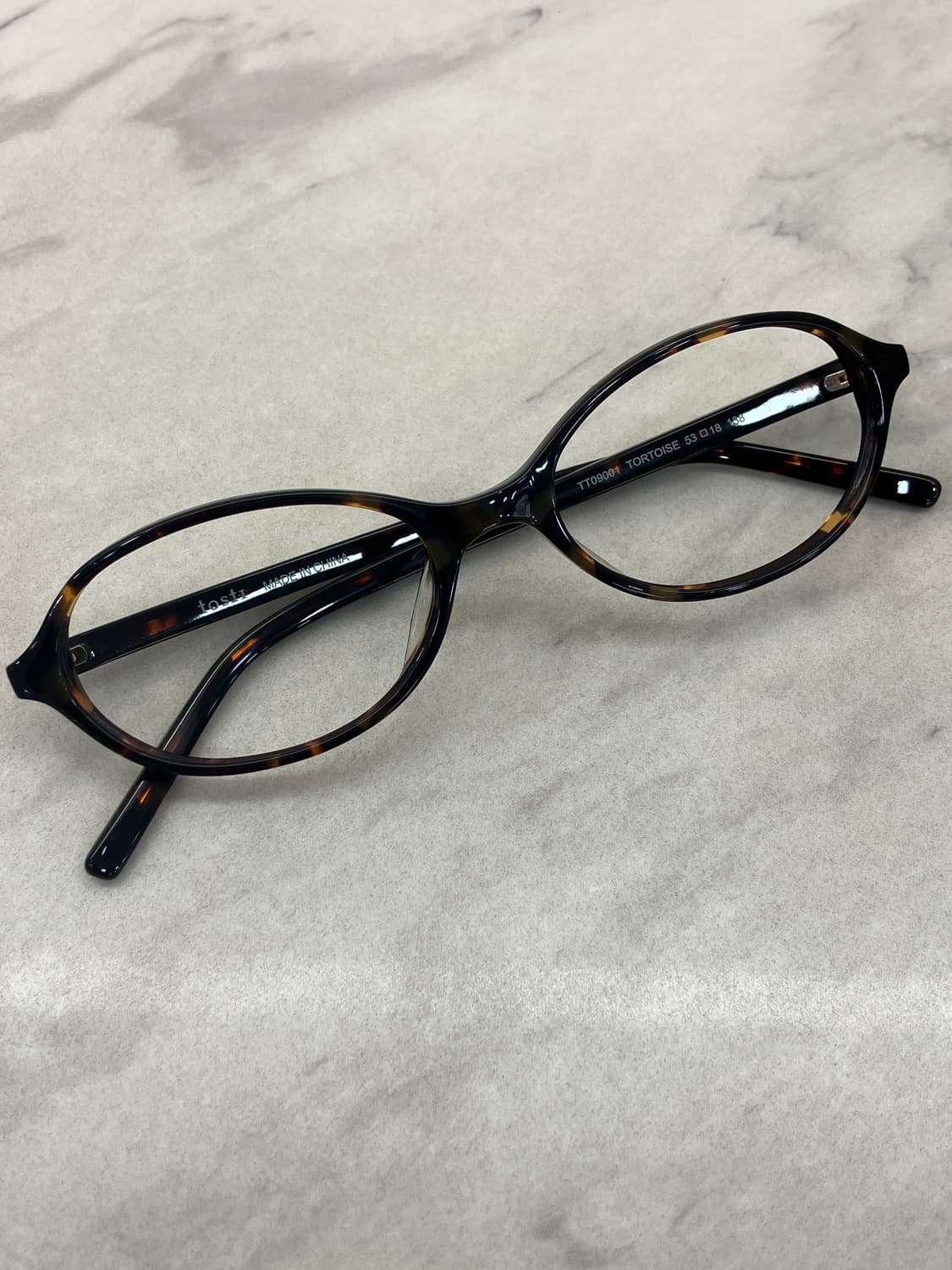 토스티 Tosti 레오파드 오벌 뿔테 안경 상품이미지1