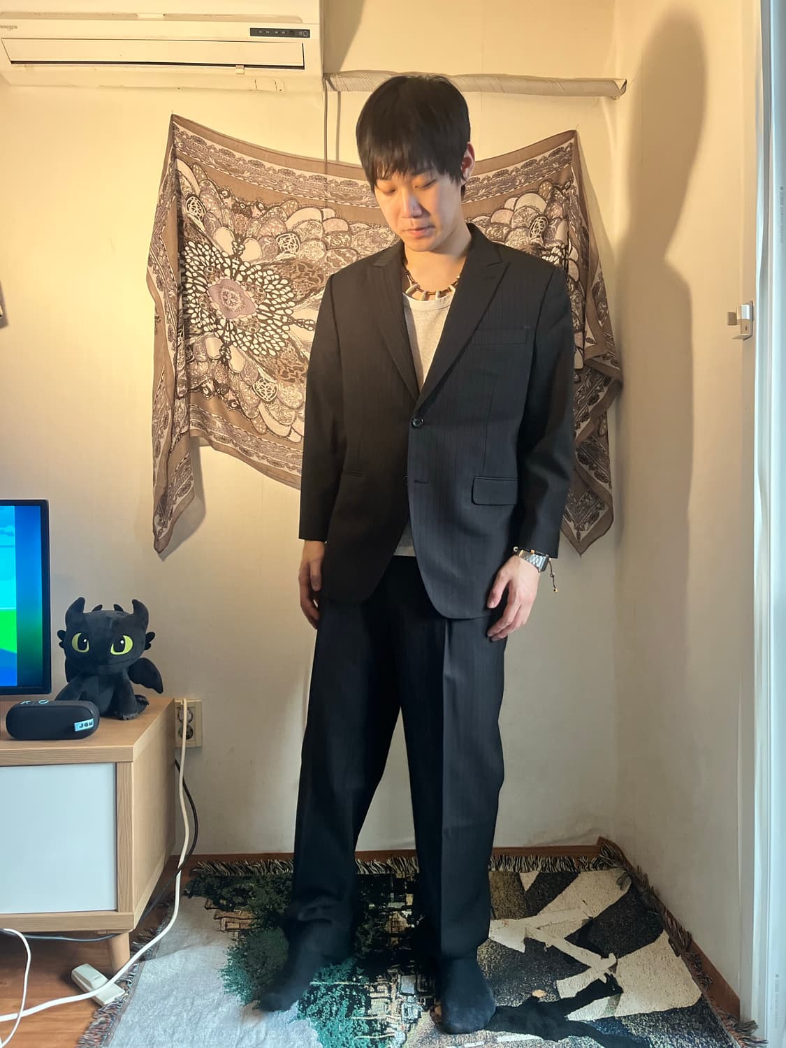 블랙수트 상하의 상품이미지1