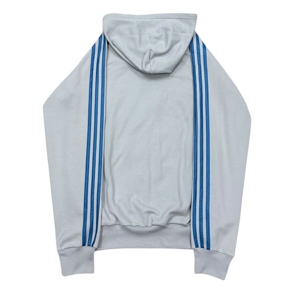 아디다스 빈티지 해외판 슈퍼스타 트랙탑 후드집업 자켓 L 라이트그레이 상품이미지3