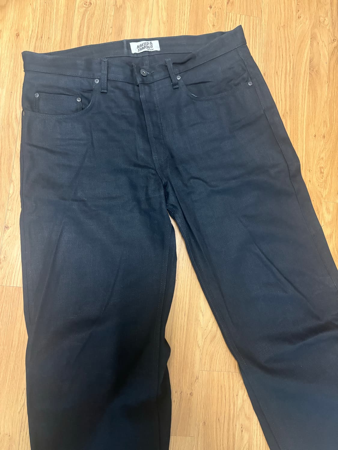 Naked & Famous 스트롱가이 블랙셀비지데님 상품이미지5