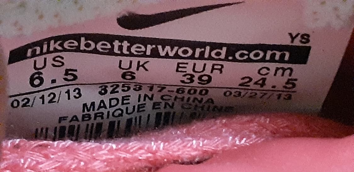 나이키 빈티지 반달 하이 슈프림 325317-600 상품이미지7