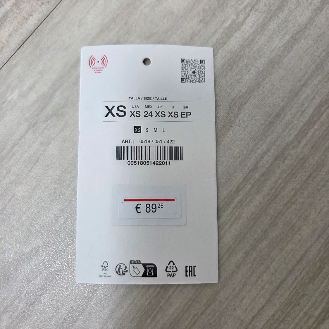 [XS] 자라x앤드원더 방풍 하프집업 자켓 상품이미지3