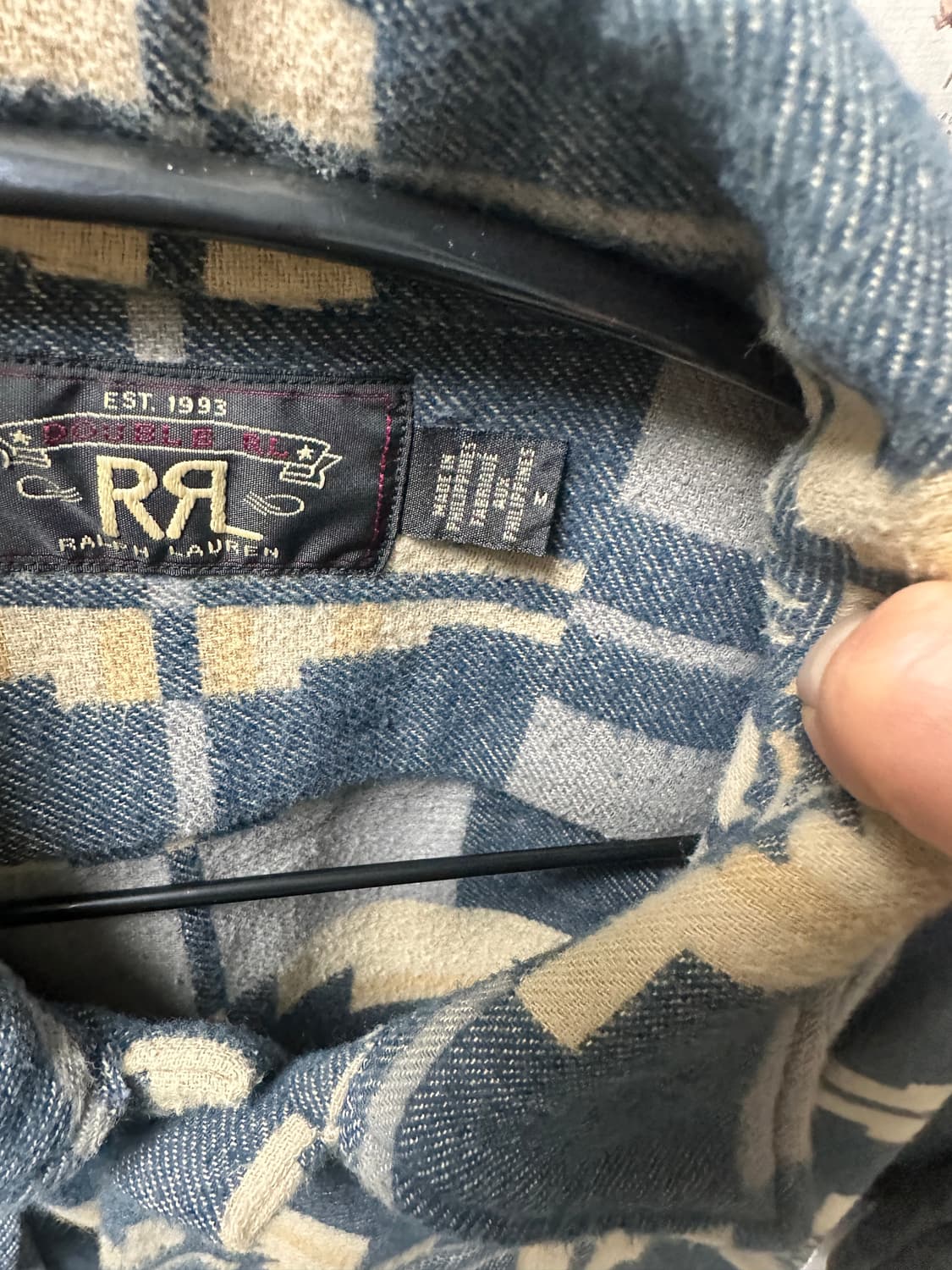 RRL 네이티브 자카드 셔츠 자켓 M 상품이미지3