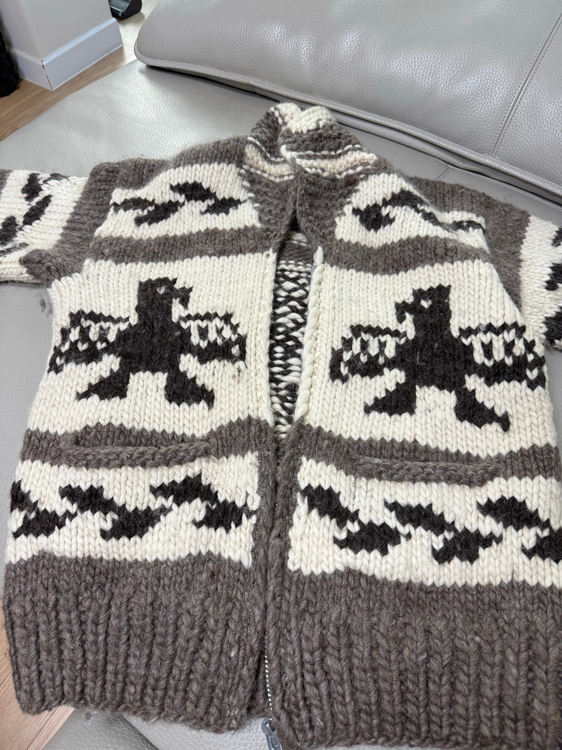 카나타 코위찬 니트 집업 상품이미지1