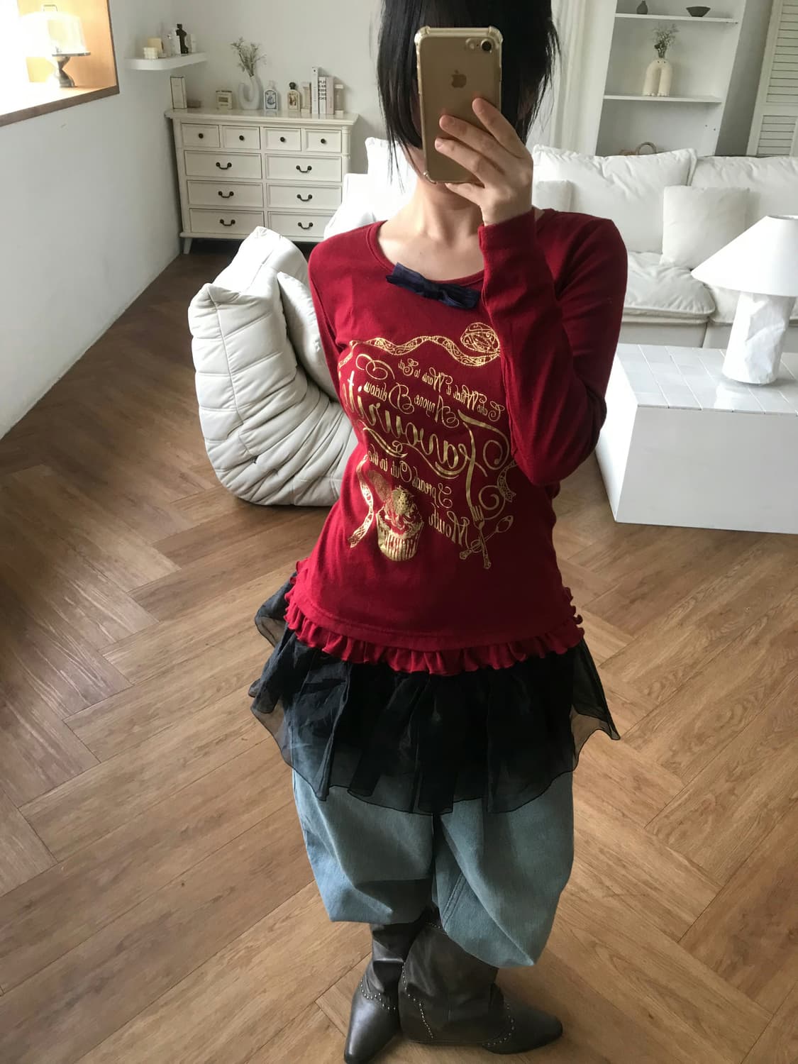 vintage frill t-shirts 상품이미지1