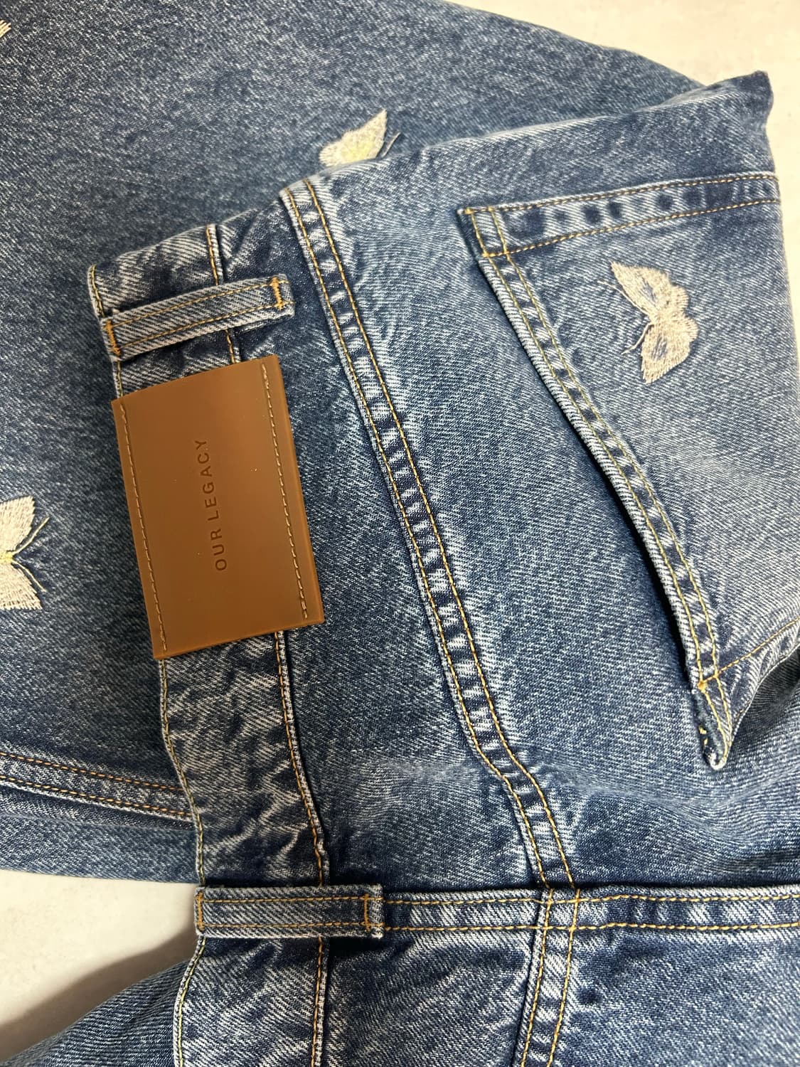 25SS Our Legacy Indigo Butterfly 데님 판매합니 상품이미지6