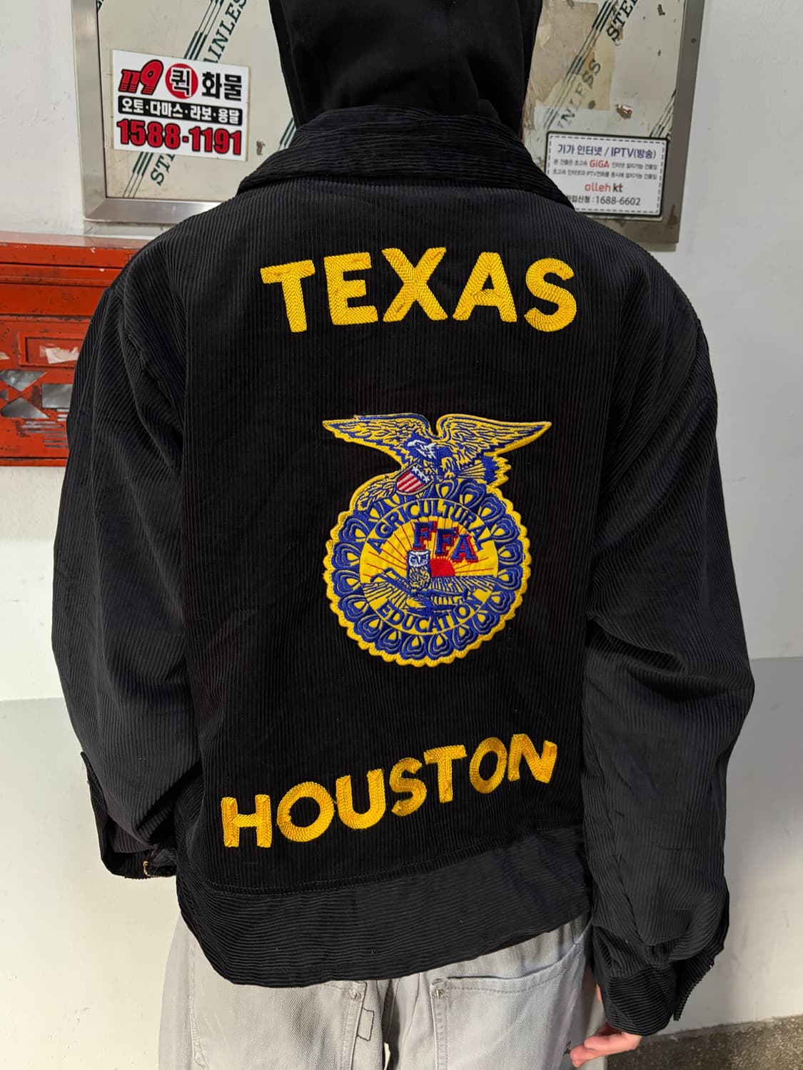 90s 아메리칸빈티지 FFA 코듀로이 카키jk 상품이미지5