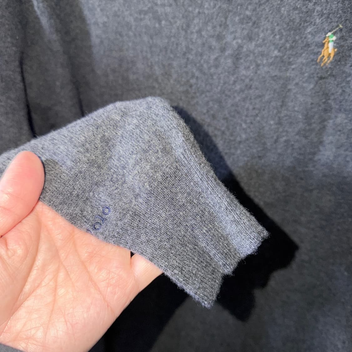 폴로 랄프로렌 메리노울 오색말 크루넥 니트 스웨터 S (여성 66정도) 상품이미지5