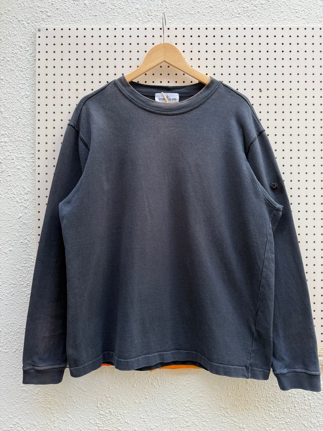 FADED BLACK STONE ISLAND 페이드 스톤아일랜드 티셔츠 상품이미지1