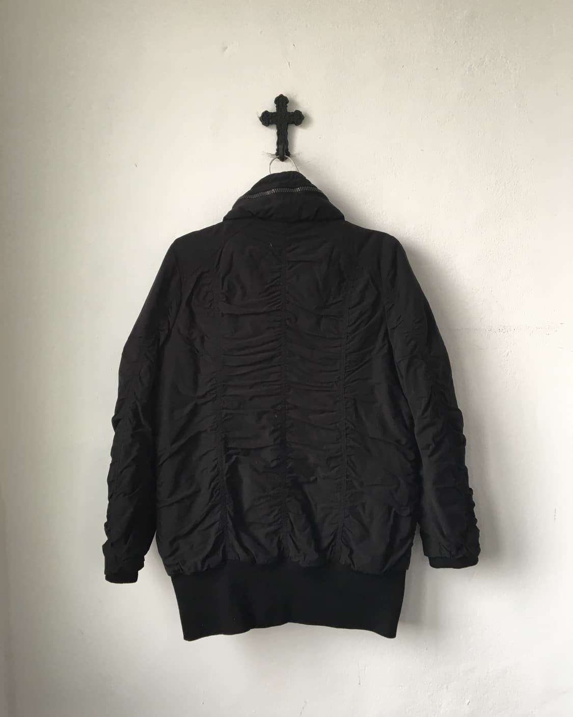 Shirring point high neck jacket 상품이미지4