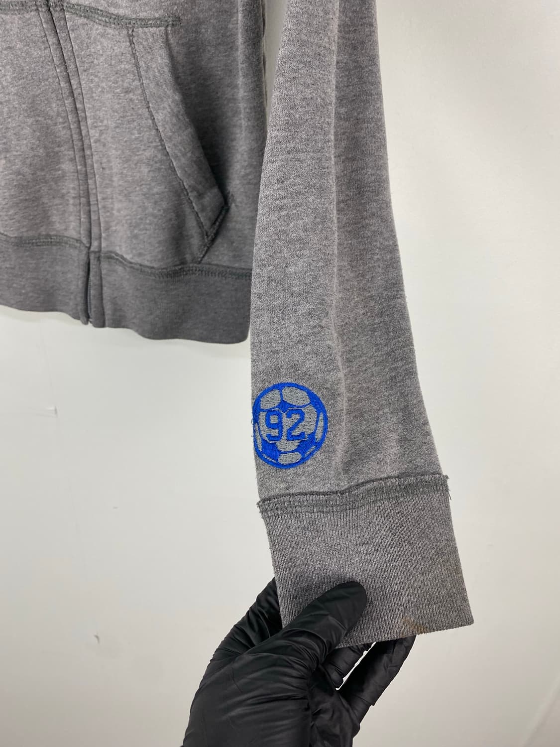 아베크롬비 그레이 후드집업 키즈 M 상품이미지3