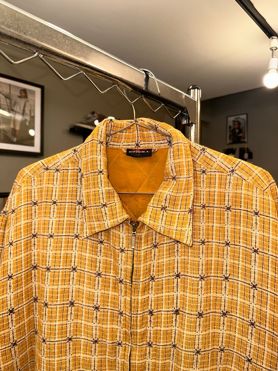 00’s O’Neill check pattern bomber jacket 상품이미지2