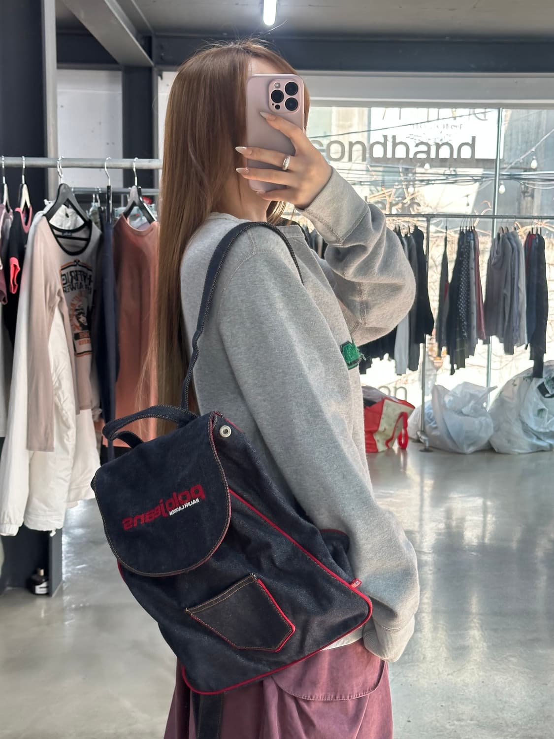 폴로랄프로렌 타이거 플러피로고 맨투맨 상품이미지3