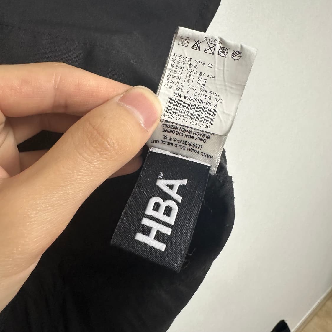 후드바이에어 로고박스 셔츠 M 상품이미지4