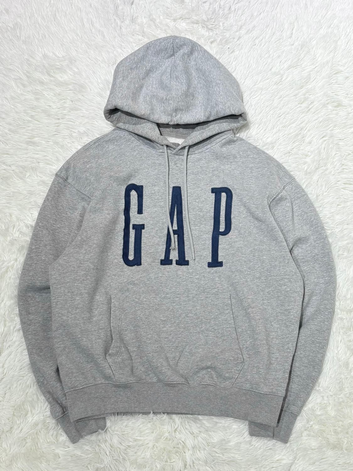 갭 90‘s 그레이 빅로고 후드 상품이미지3