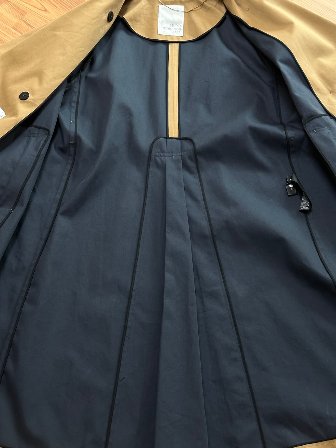 [새제품] 자라 x 스튜디오니콜슨 오버사이즈 트렌치코트 브라운 상품이미지6