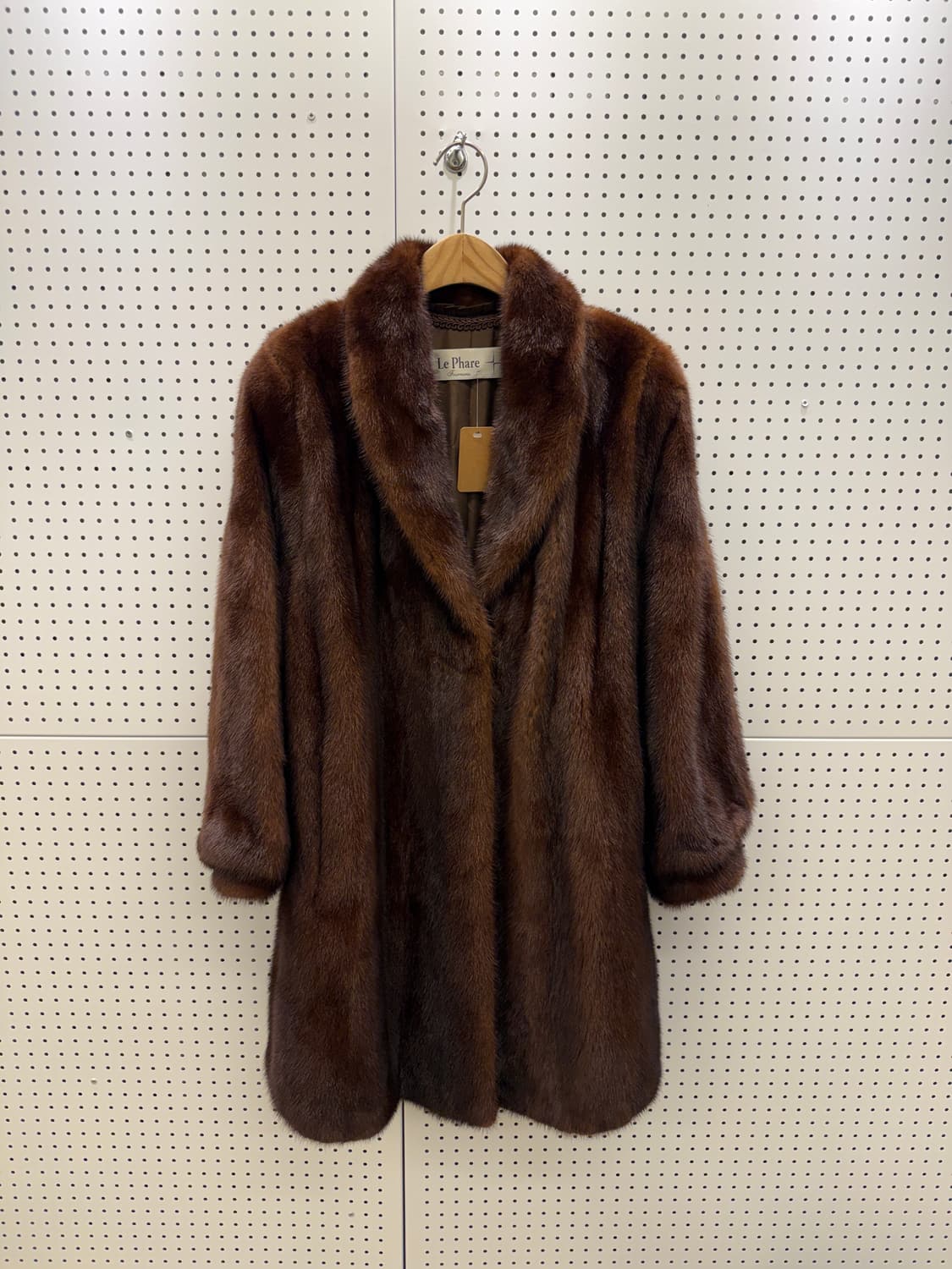 르파르 리얼 퍼 코트 브라운 U1036 상품이미지2