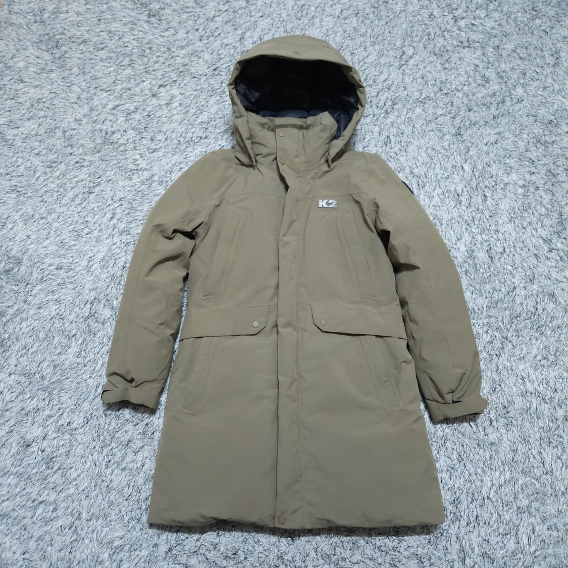 K2)95 여자 고어텍스 구스다운 거위털미들패딩 / 왕눈이샵 상품이미지1