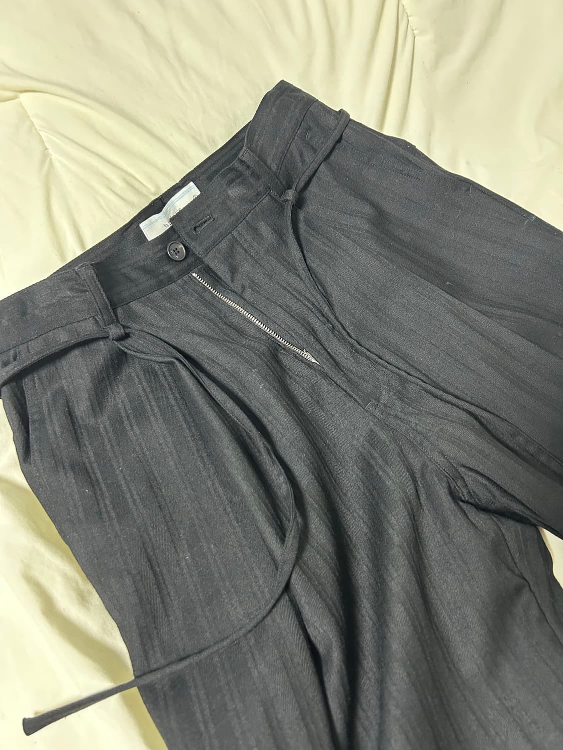 웨이비니스 딥 원턱 트라우저 상품이미지2