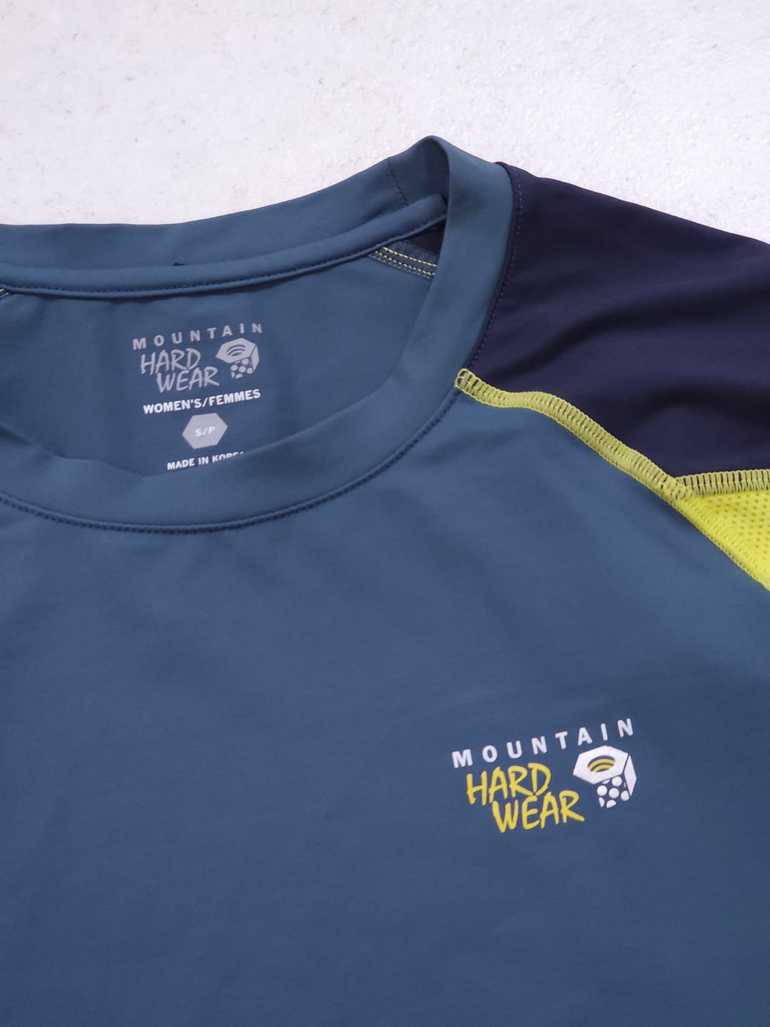 [90(S)] 마운틴하드웨어 컬러블록 테크니컬 하이킹 긴팔 티셔츠 상품이미지3