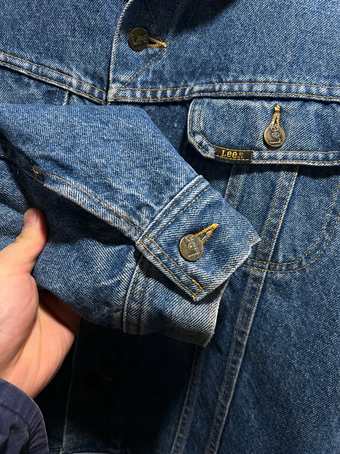 [XL]90's Lee USA 스톰라이더 블랭킷 데님 트러커 자켓 R10 상품이미지4
