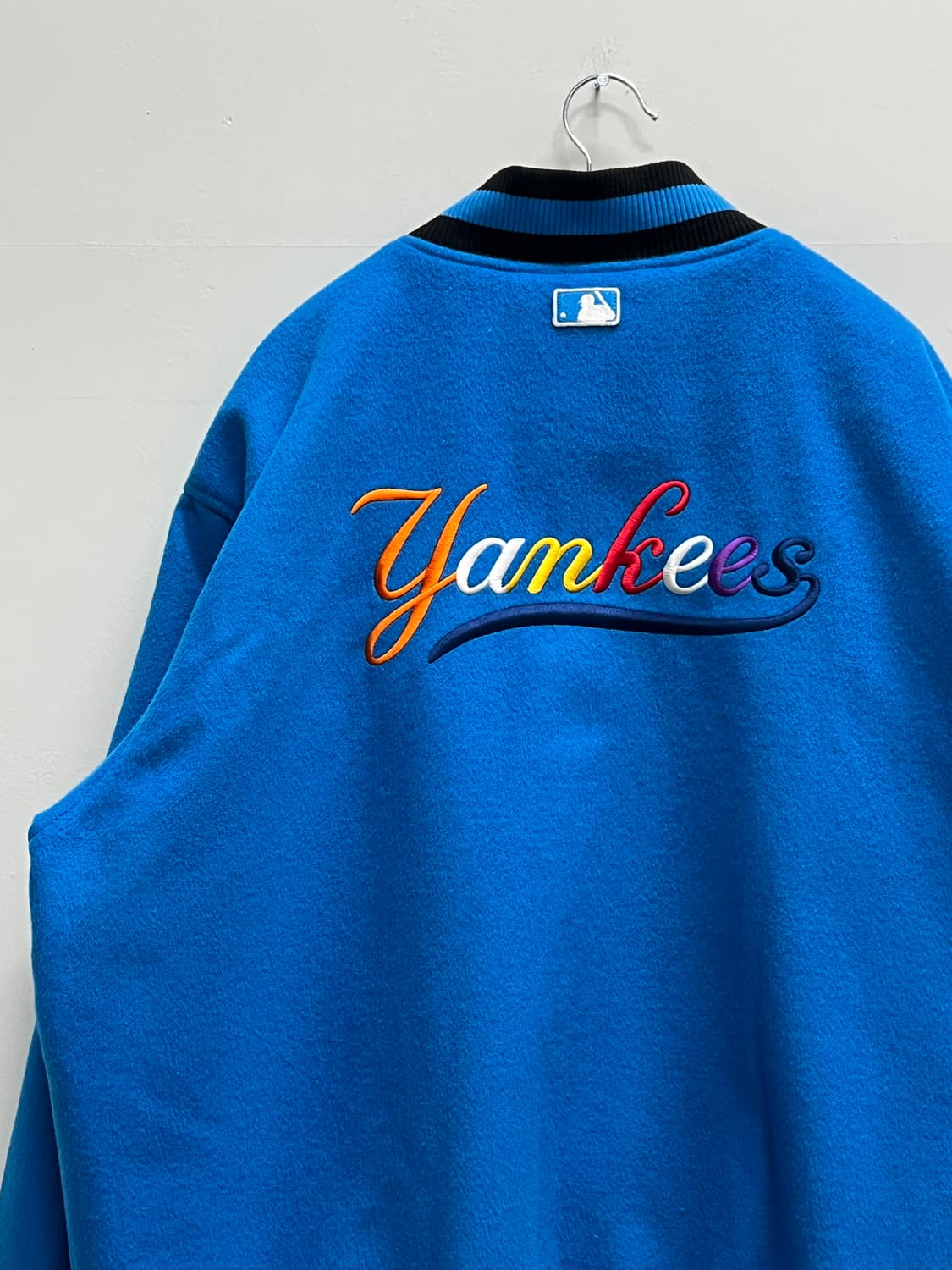 MLB 양키즈 울 바시티 자켓 블루 상품이미지6