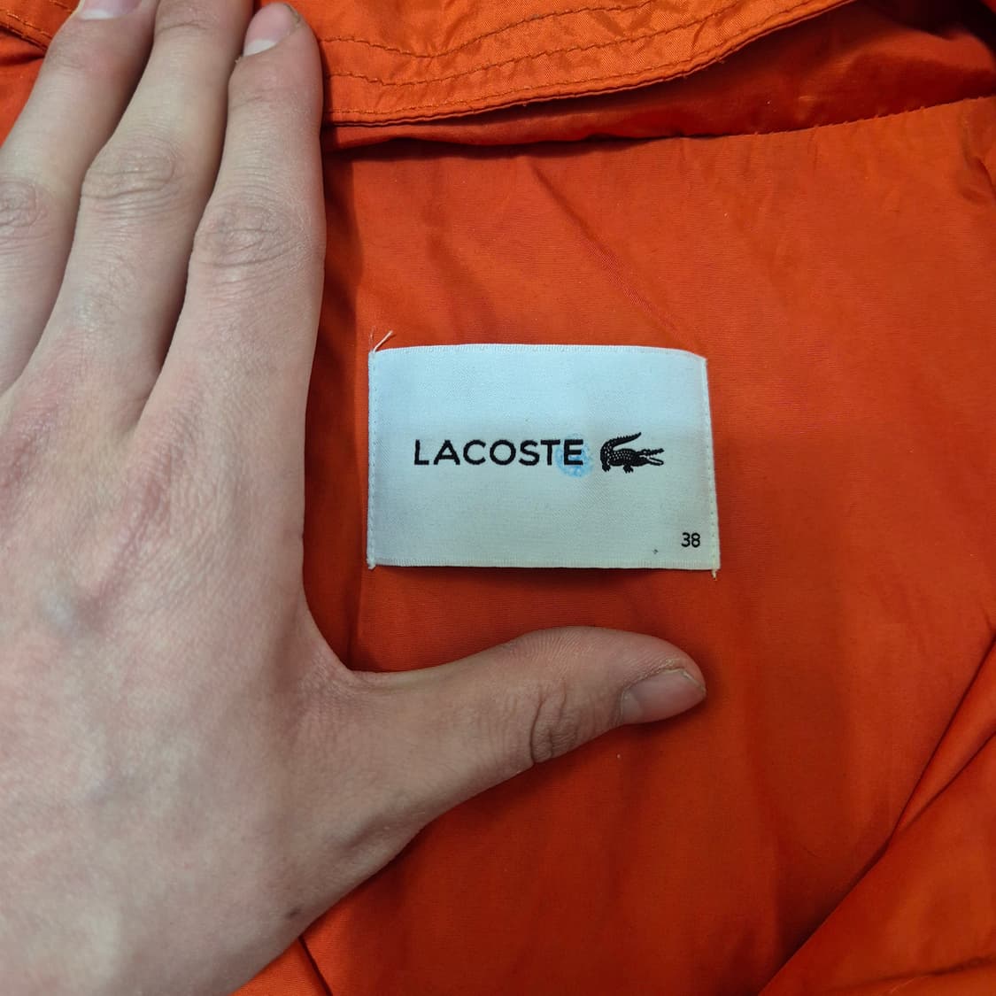 라코스테 여성 로고 후드 바람막이 자켓 (38) 상품이미지6