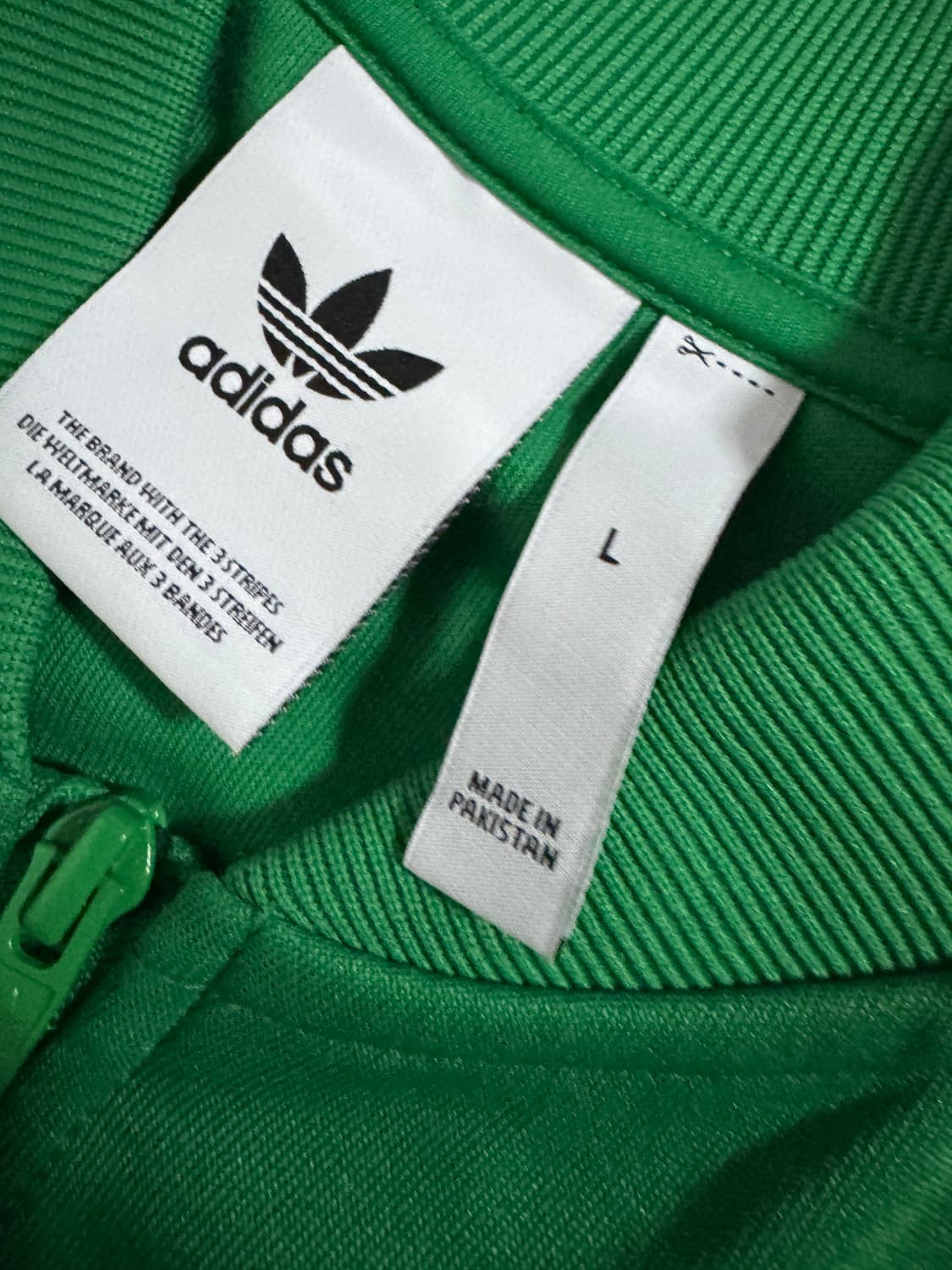 아디다스 슈퍼스타 투 웨이 트랙탑 져지 M ~ L 그린 상품이미지3