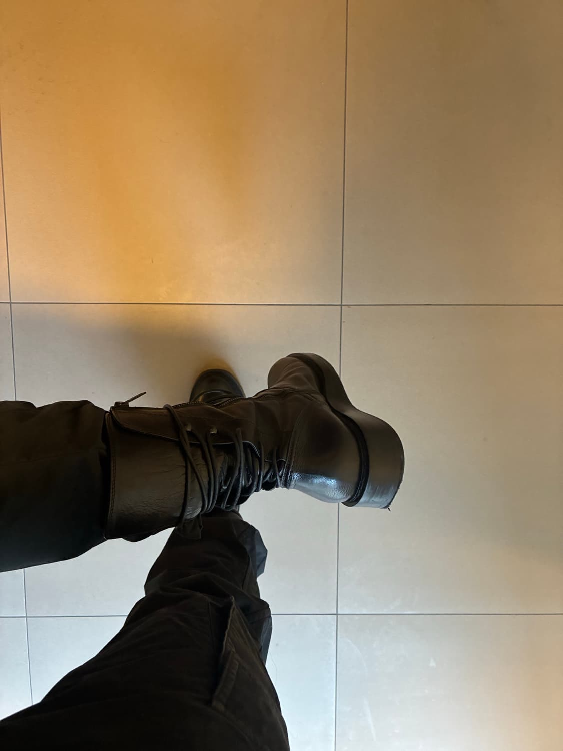 앤드뮐미스터 백레이스 부츠 44 상품이미지1