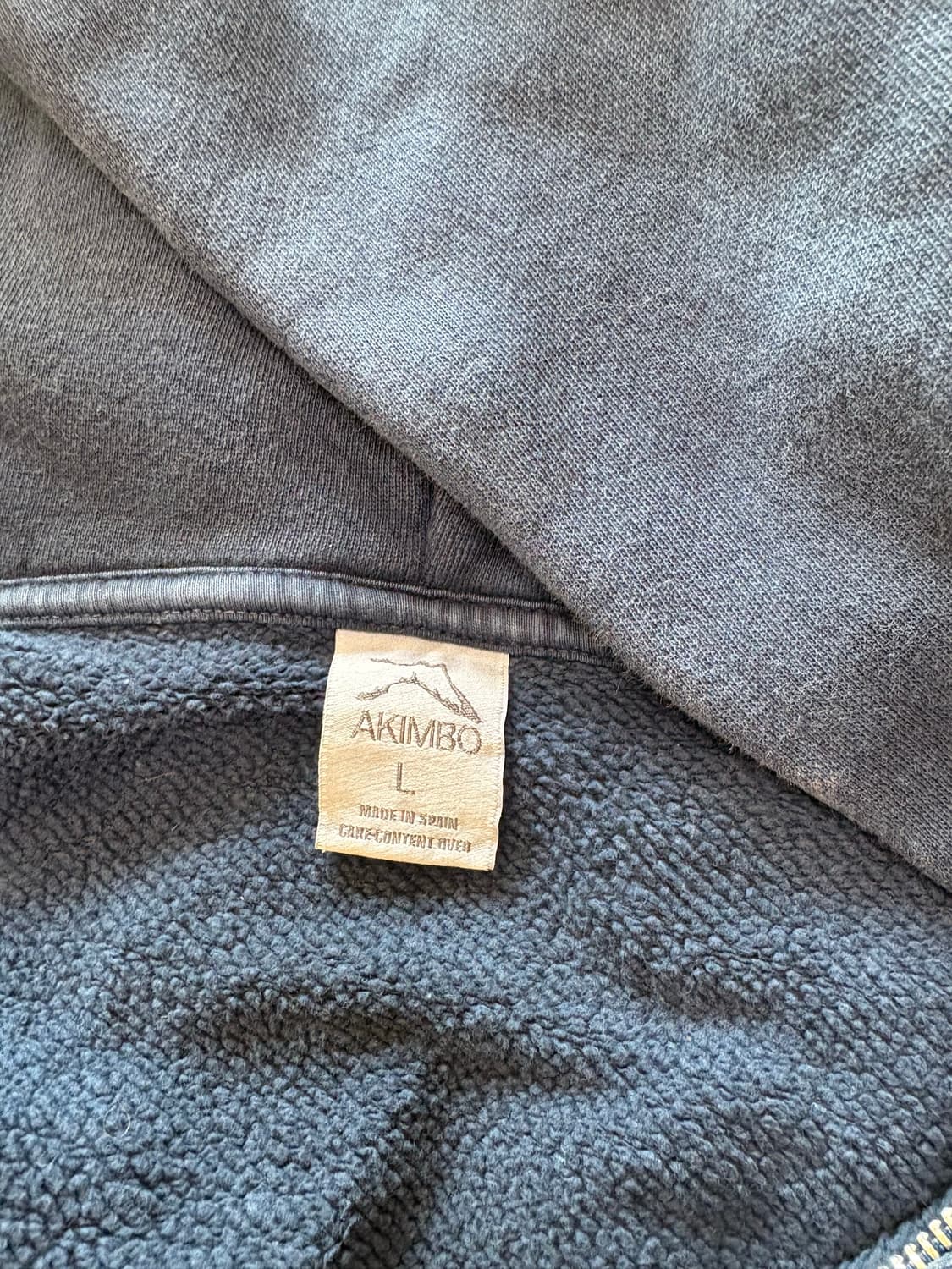 akimbo club ny zip up hoodie L 상품이미지5