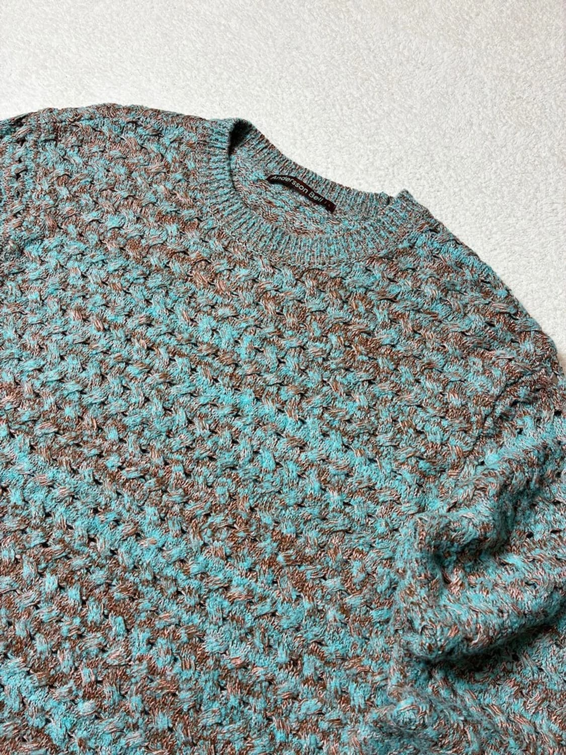 앤더슨벨 멀티 멜란지 크루넥 스웨터 PN6400 상품이미지3