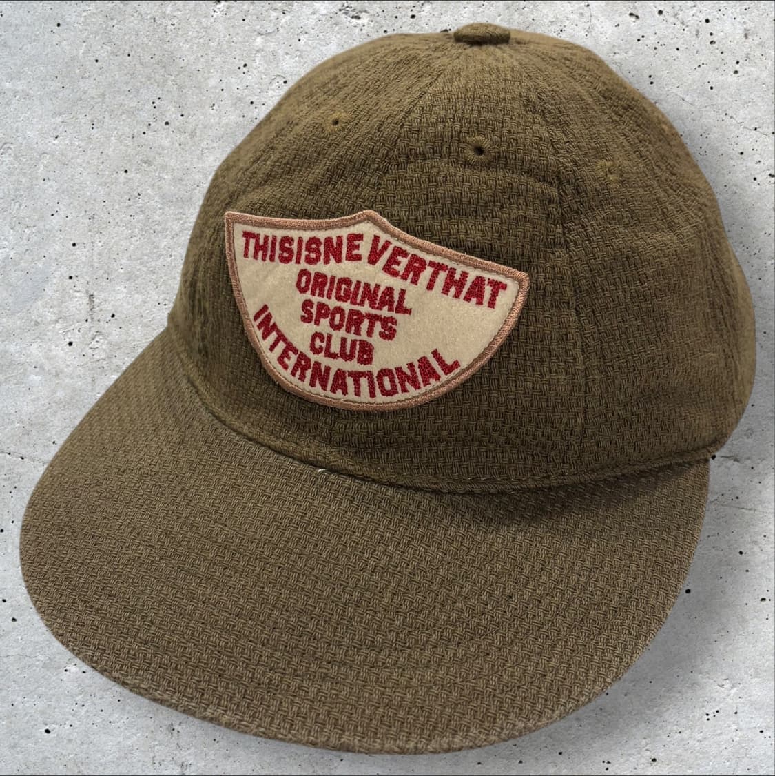 디스이즈네버댓 Original 볼캡 브라운 상품이미지1