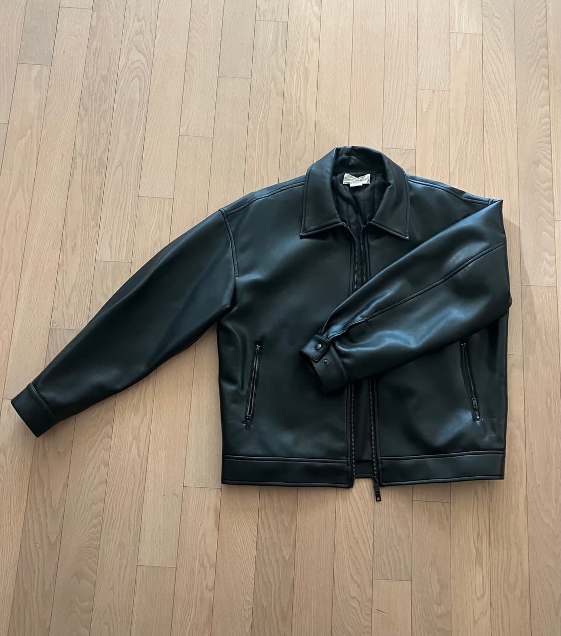 라퍼지스토어 가죽 블루종 상품이미지1