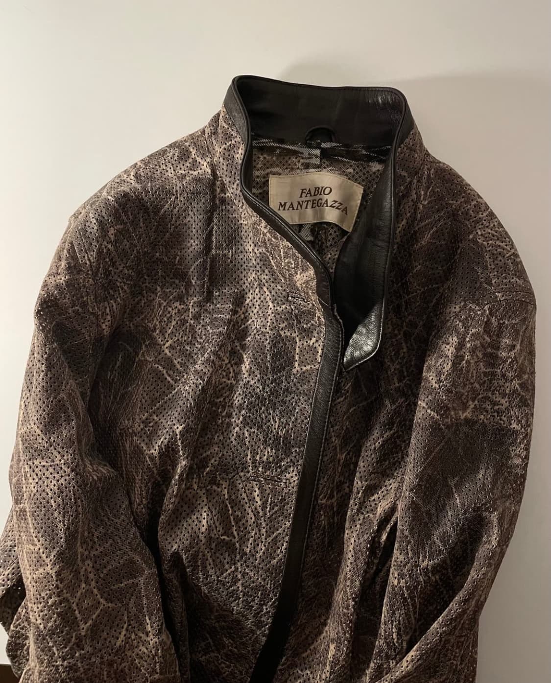 Punching leather jacket 상품이미지3