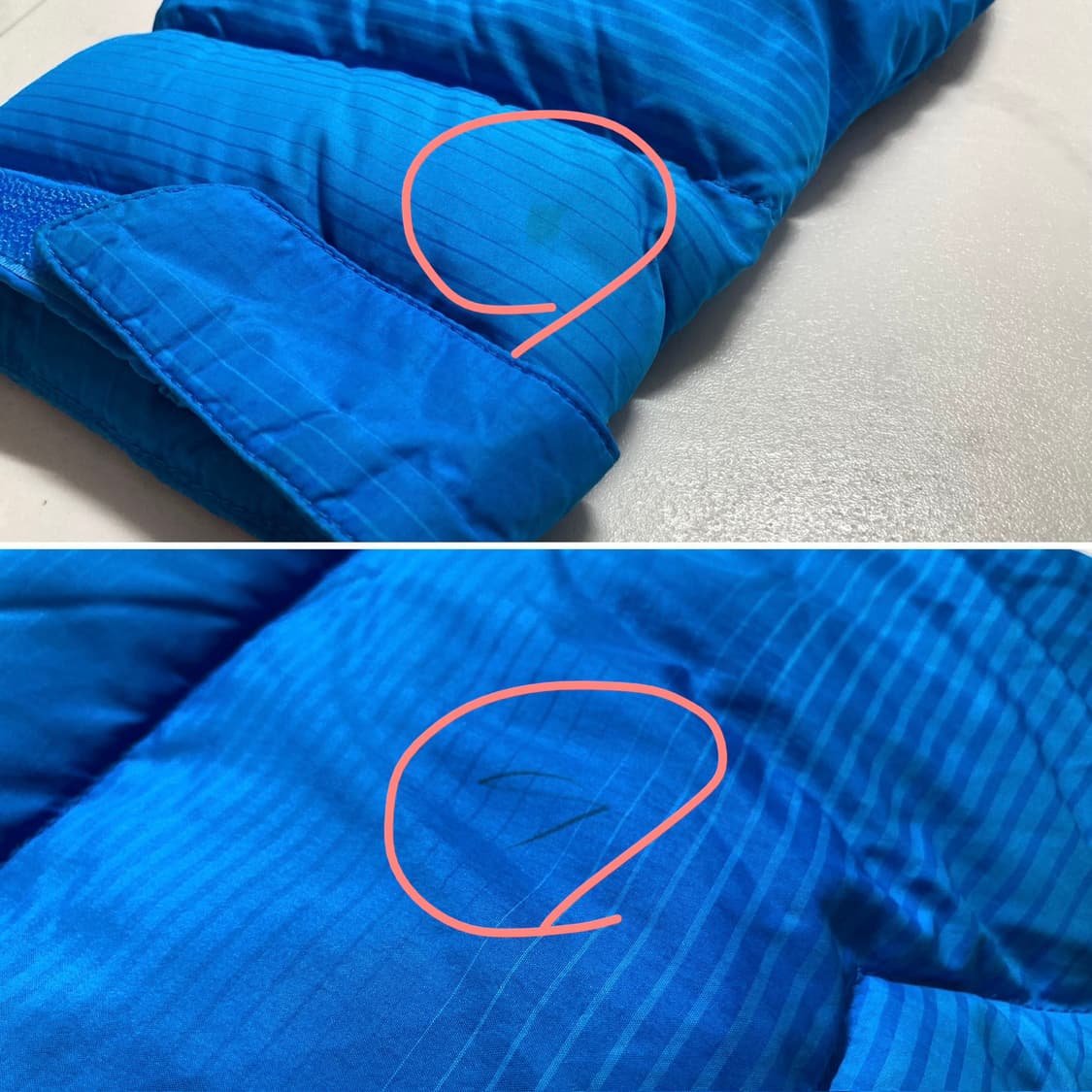 (거의 새것)노스페이스 구스다운 패딩 95-100 상품이미지10