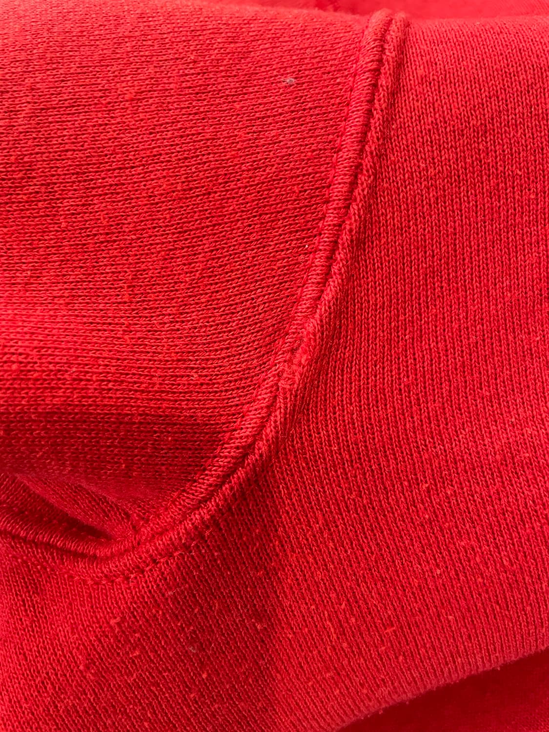 빈티지  러셀 애슬레틱 후드집업 레드 made in usa 상품이미지4