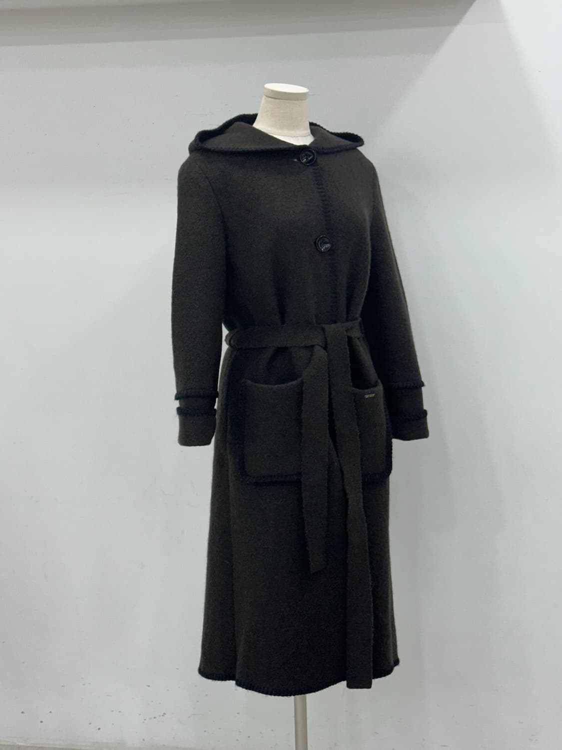 가이거 버진울 후드 코트 상품이미지3