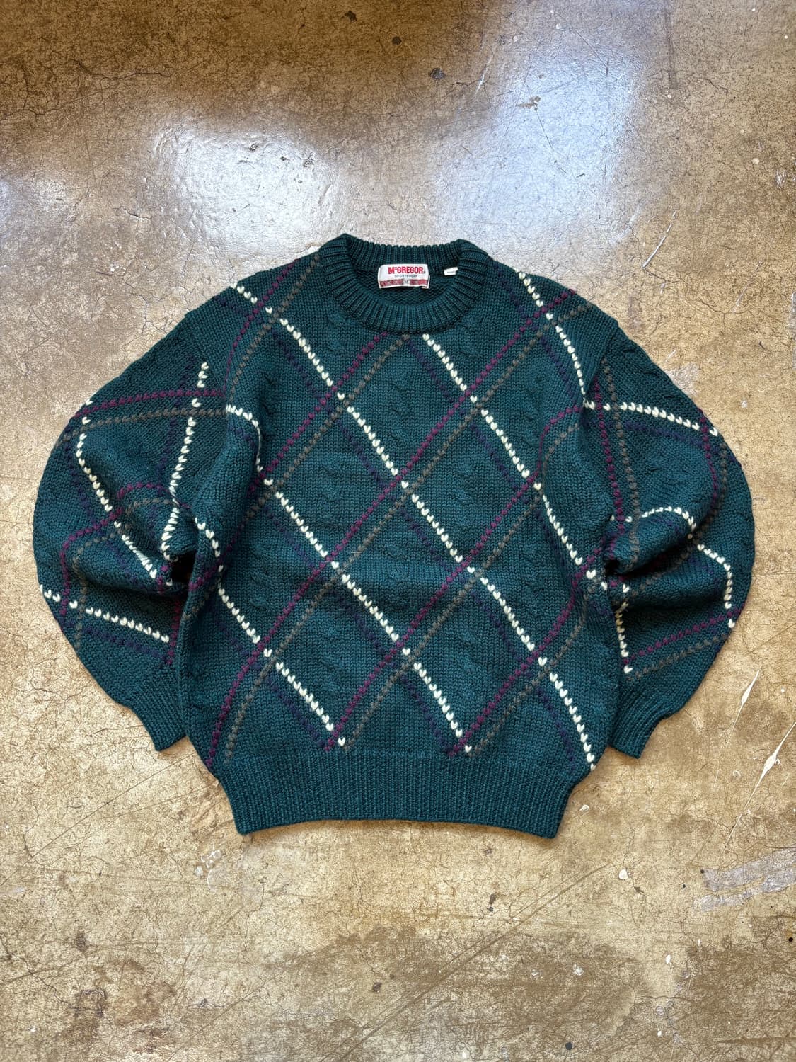 Mcgregor 울 빈티지 자수 니트 상품이미지2