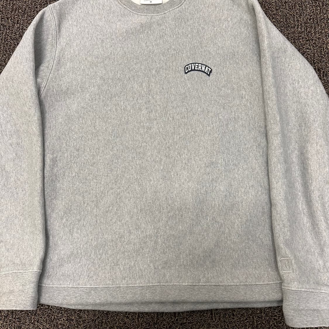 커버낫 맨투맨 그레이 M 상품이미지4